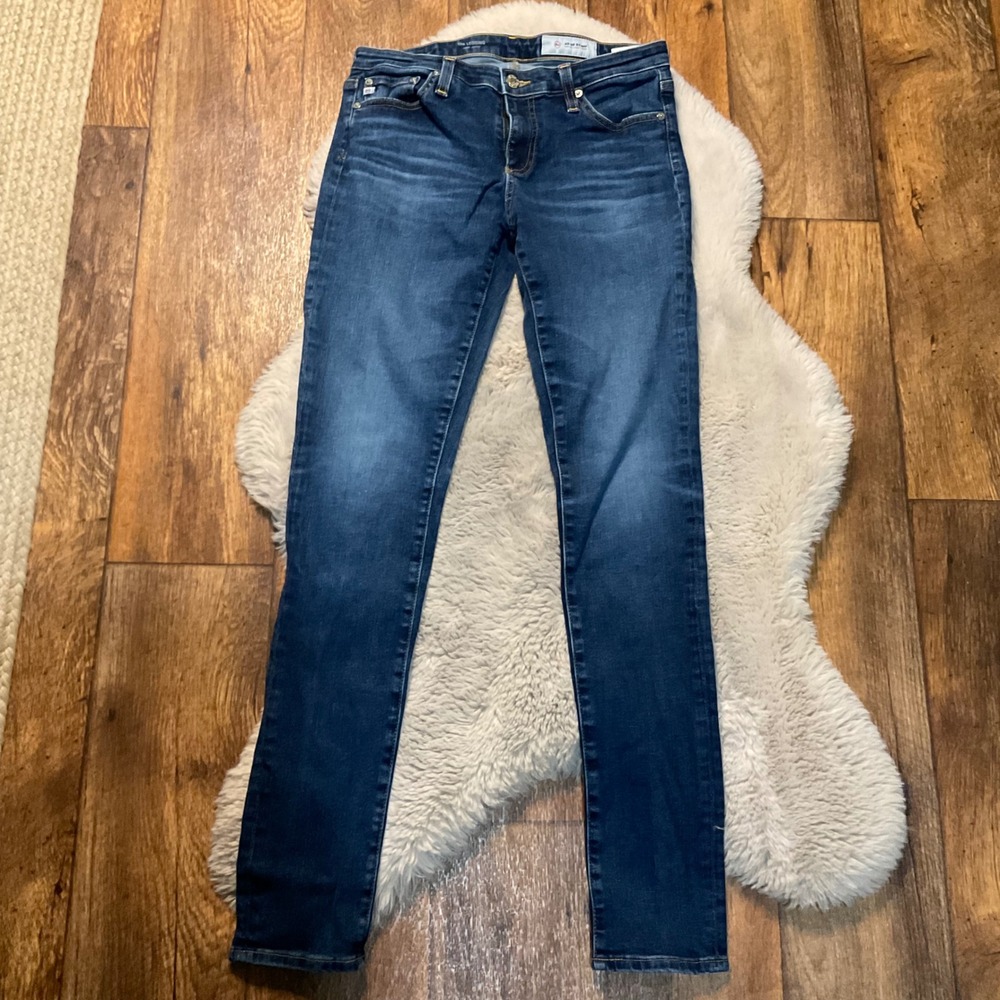 AG-ED Denim Jeans The Legging Skinny Size 28 Adriano Goldschmidt Dark Wash Women